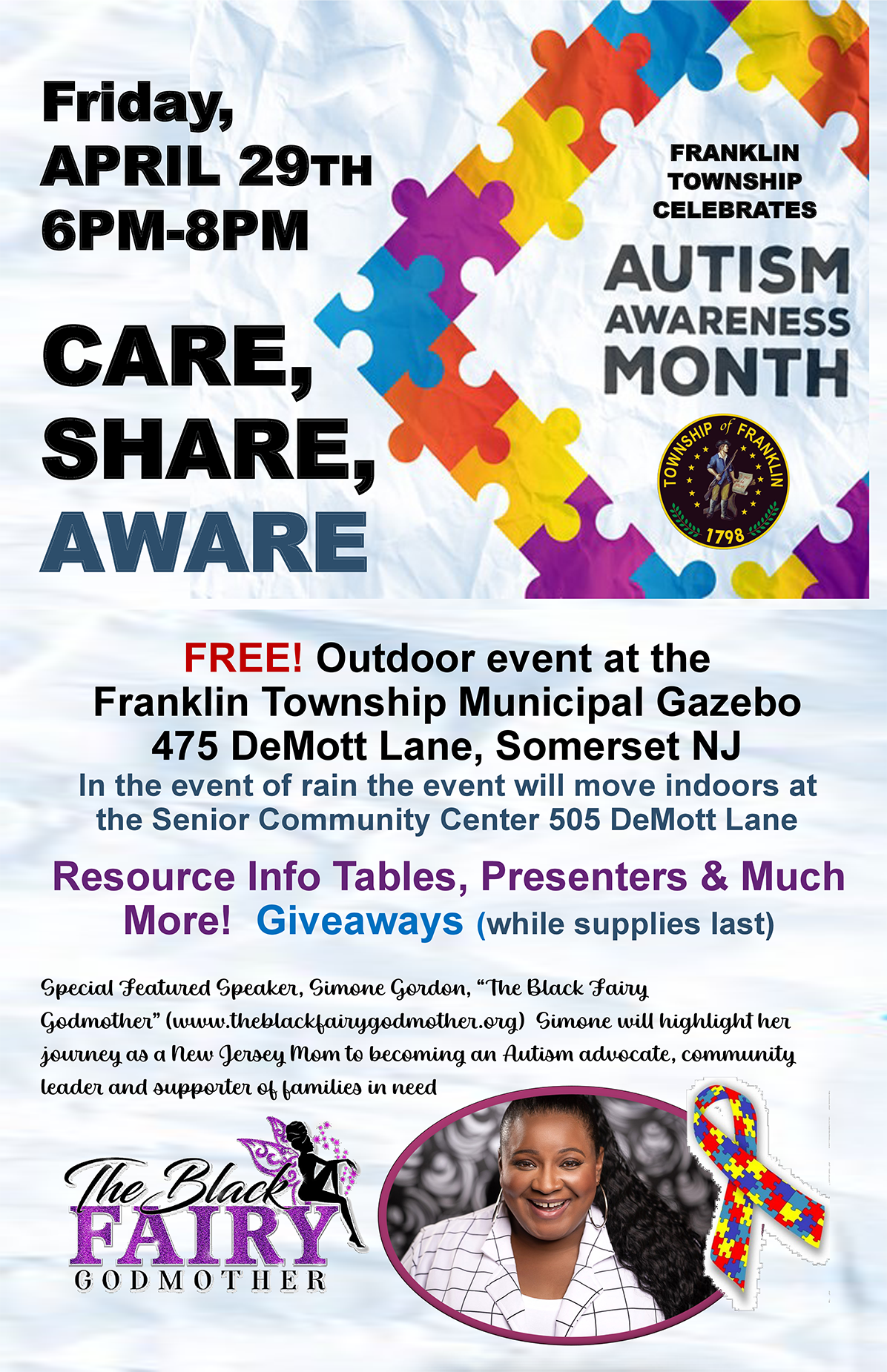 Care, Share, Aware Poster